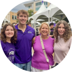 Picture of Lanette Frost and family.