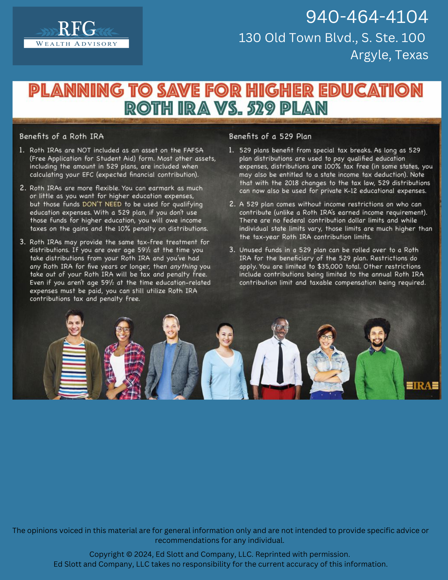 Checklist for Roth IRA vs. 529 Plan for Higher Education