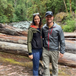 Picture of Ryan Schroer and his wife on a hiking trip.